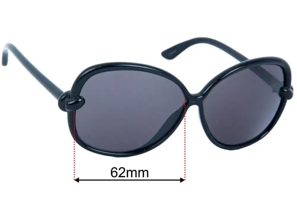 トムフォード TOMFORD サングラス ingrid TF163 Tom Ford Ingrid TF163 62mm Replacement Lenses